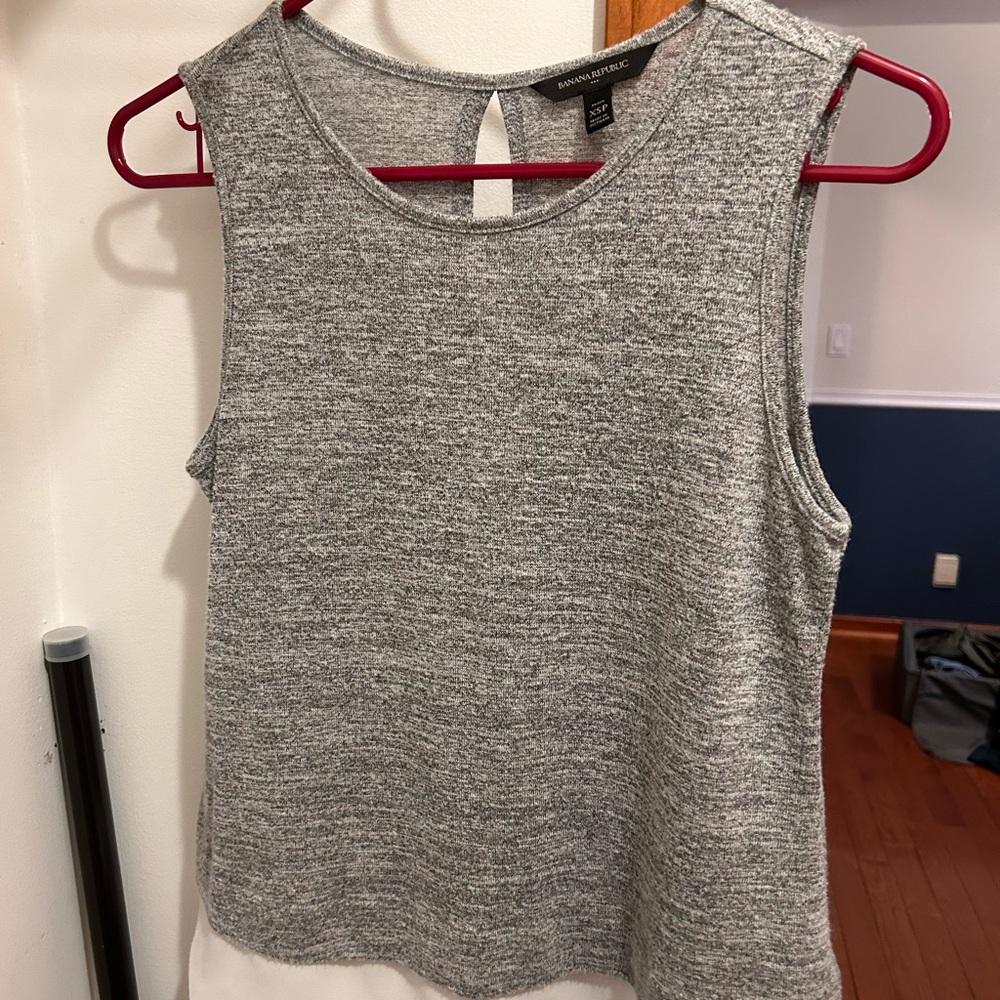 Banana Republic Heather Gray Tank Top